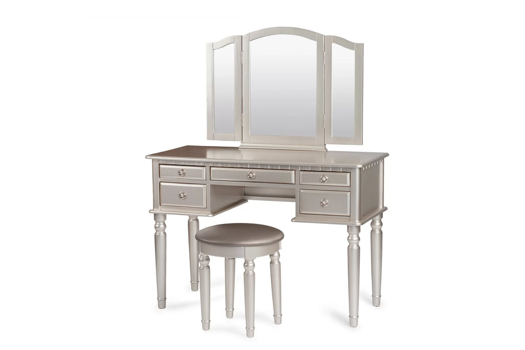 Vanity Set – Foldable Mirror – Silver (F4079)