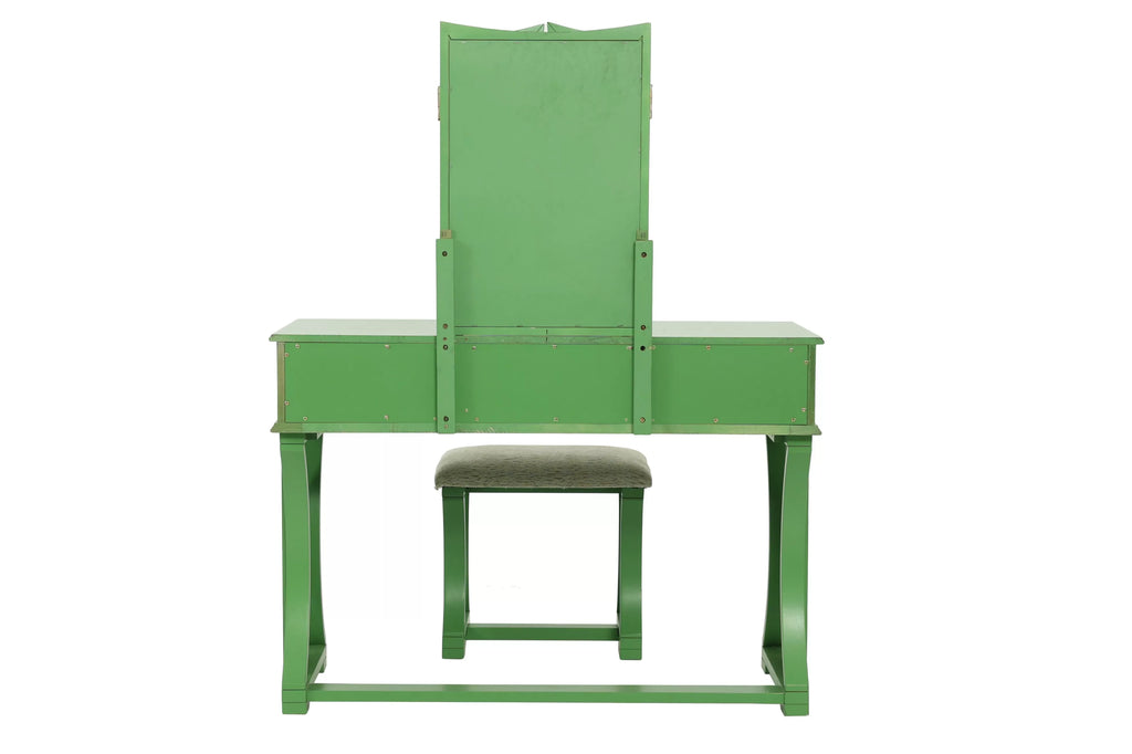 Vanity Set – Foldable Mirror – Apple Green (F4117)