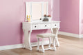 Vanity Set – Foldable Mirror – White (F4119)
