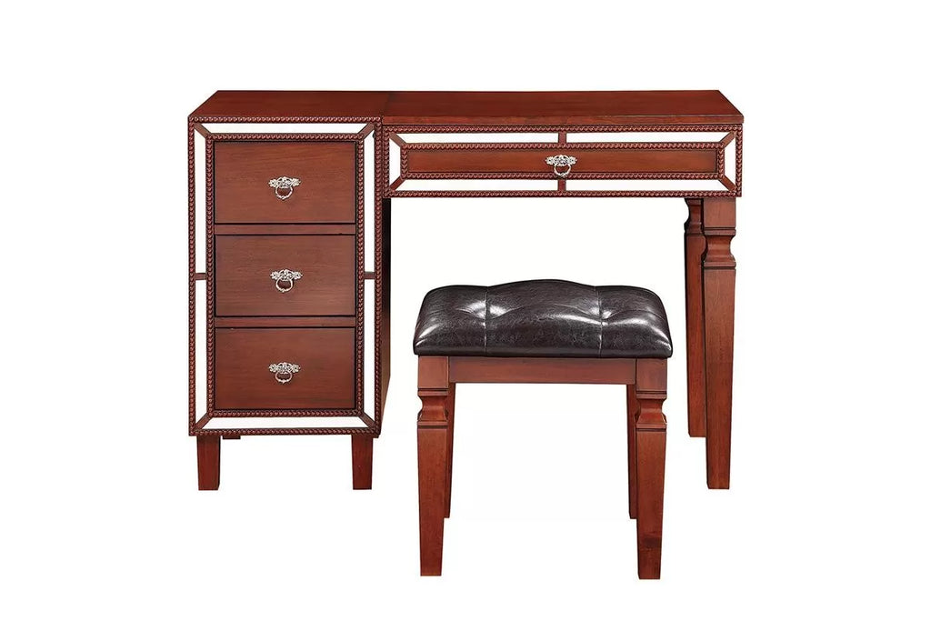 Vanity Set – Flip Up Mirror – Cherry (F4202)