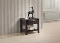End Table – Under-Table Shelf + Drawer (F6388)