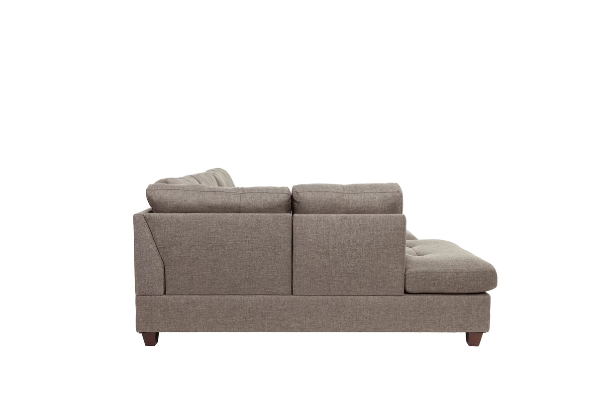 3-Piece Sectional Set – Mocha (F6416)