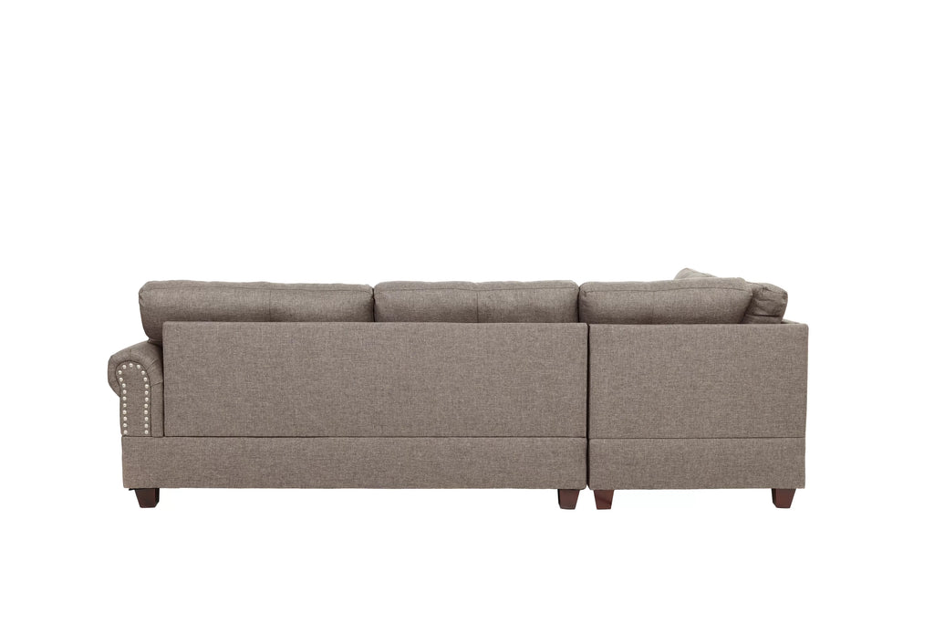 3-Piece Sectional Set – Mocha (F6416)