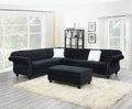 4-Piece Sectional Set – Black (F6433)