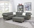 4-Piece Sectional Set – Steel Gray (F6438)