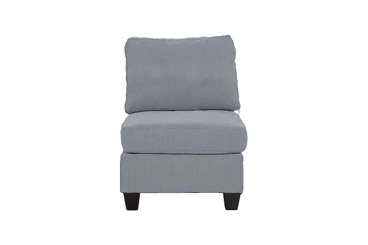 Armless Chair – Gray (F6485)