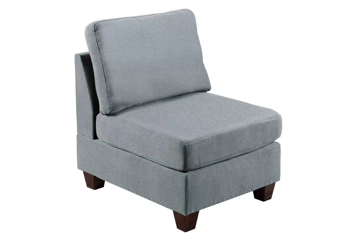 Armless Chair – Gray (F6485)