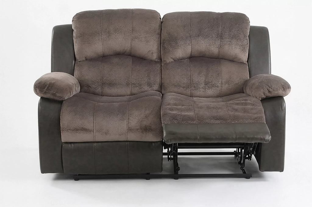 Motion Loveseat – Manual Handle – Chocolate + Espresso (F6695)