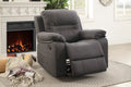 Glider Recliner – Slate Blue (F6700)