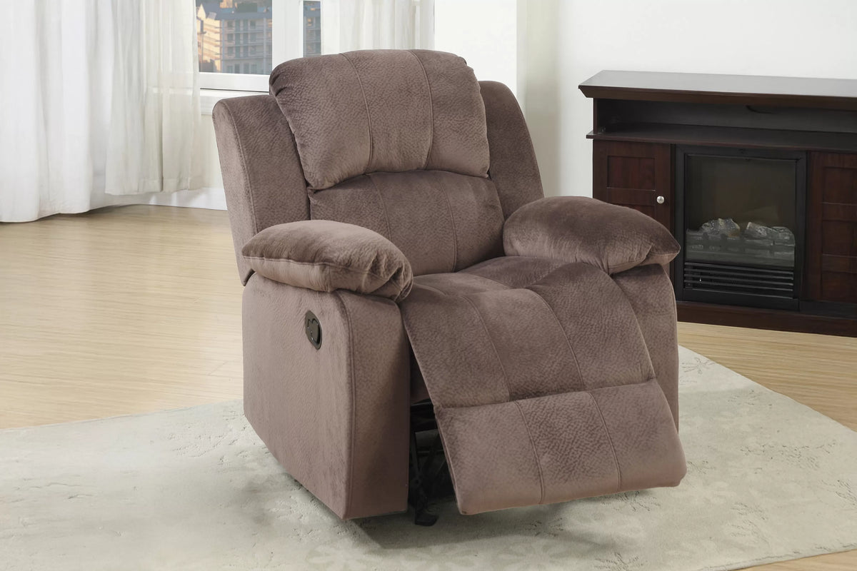Glider Recliner – Chocolate (F6713)