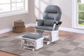 Glider Chair – Glider W/ Ottoman – Gray (F6742)