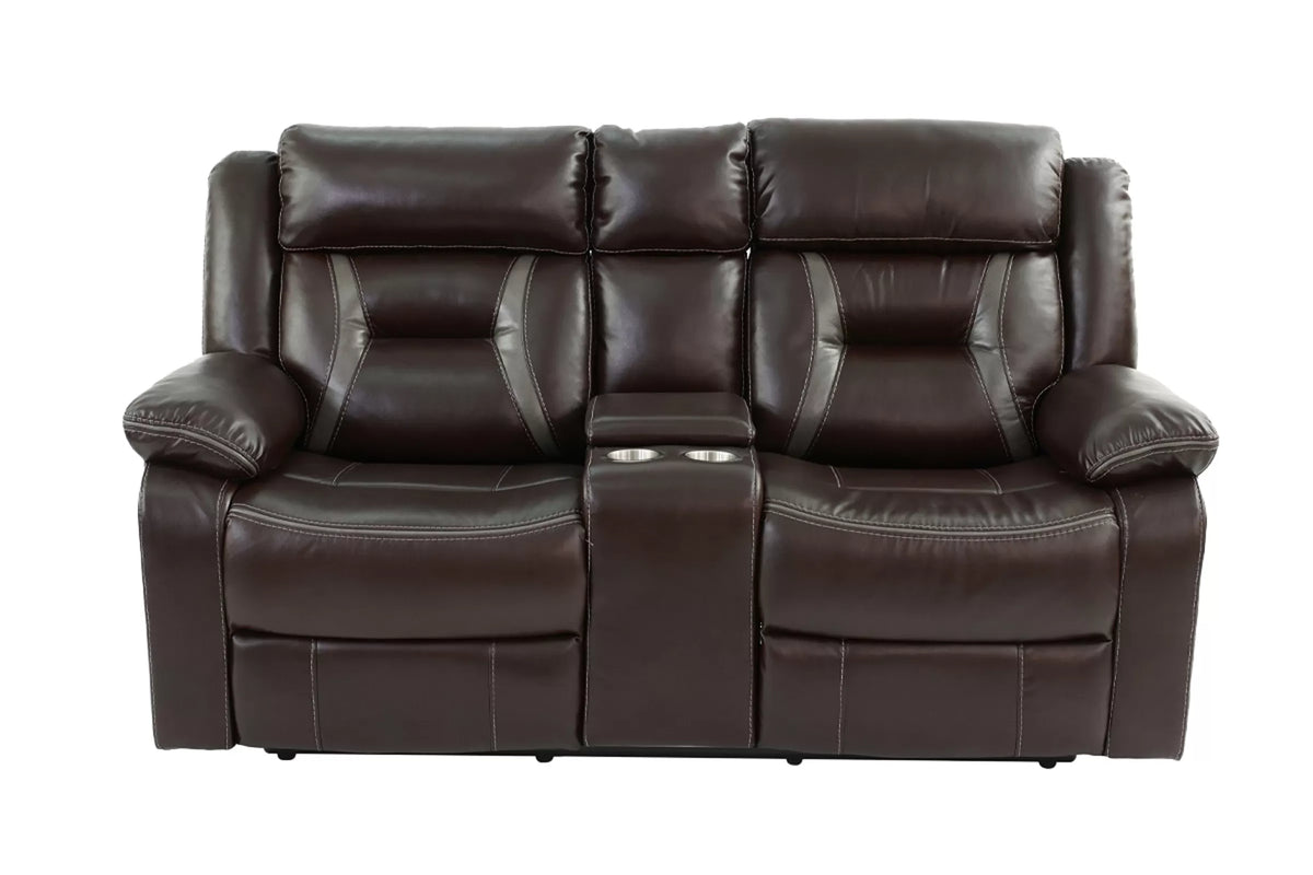Motion Loveseat – Dark Rosy Brown (F6794)