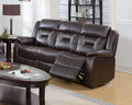 Motion Sofa – Dark Rosy Brown (F6795)