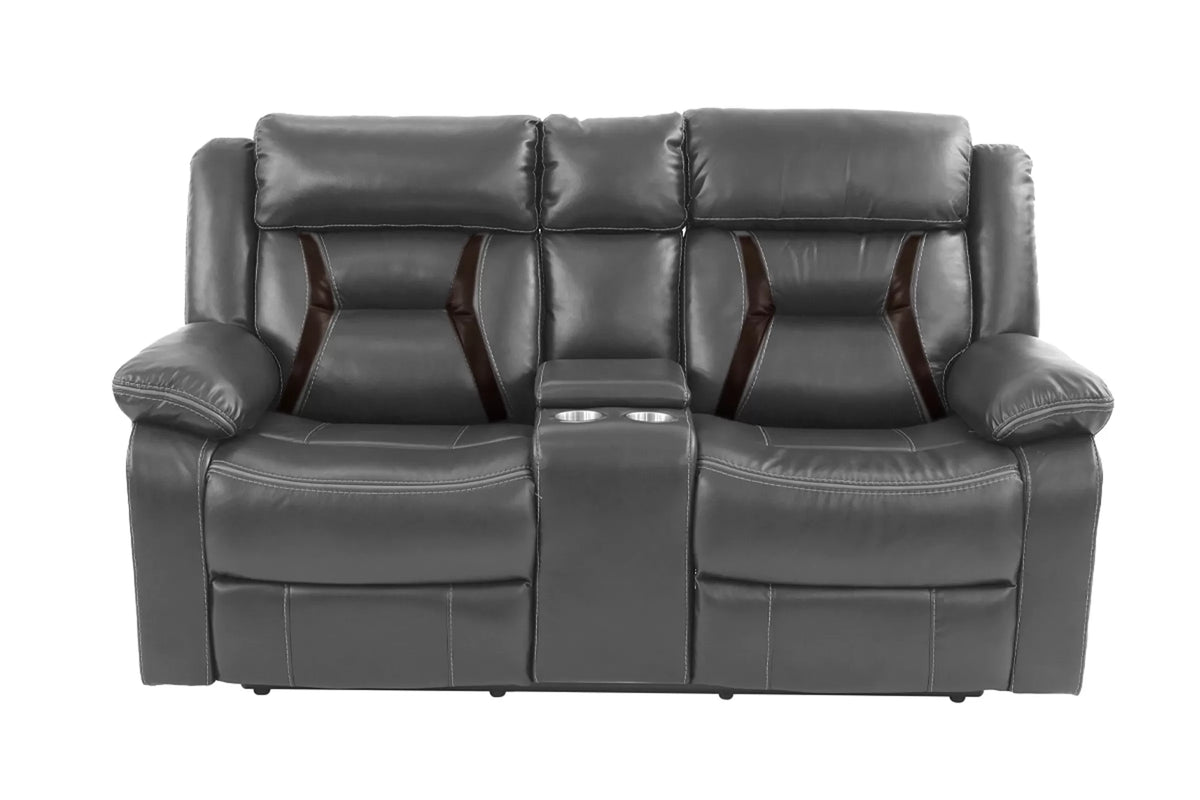 Motion Loveseat – Gray (F6797)