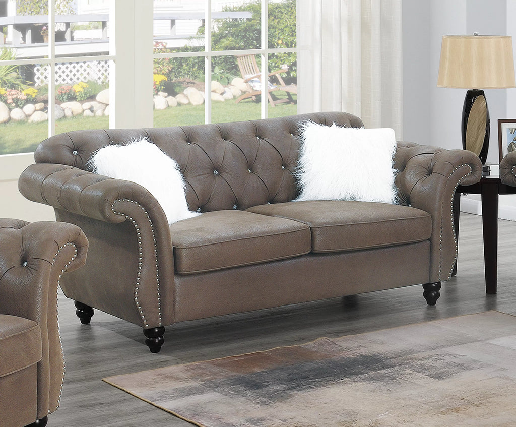Loveseat – Dark Coffee (F6842)