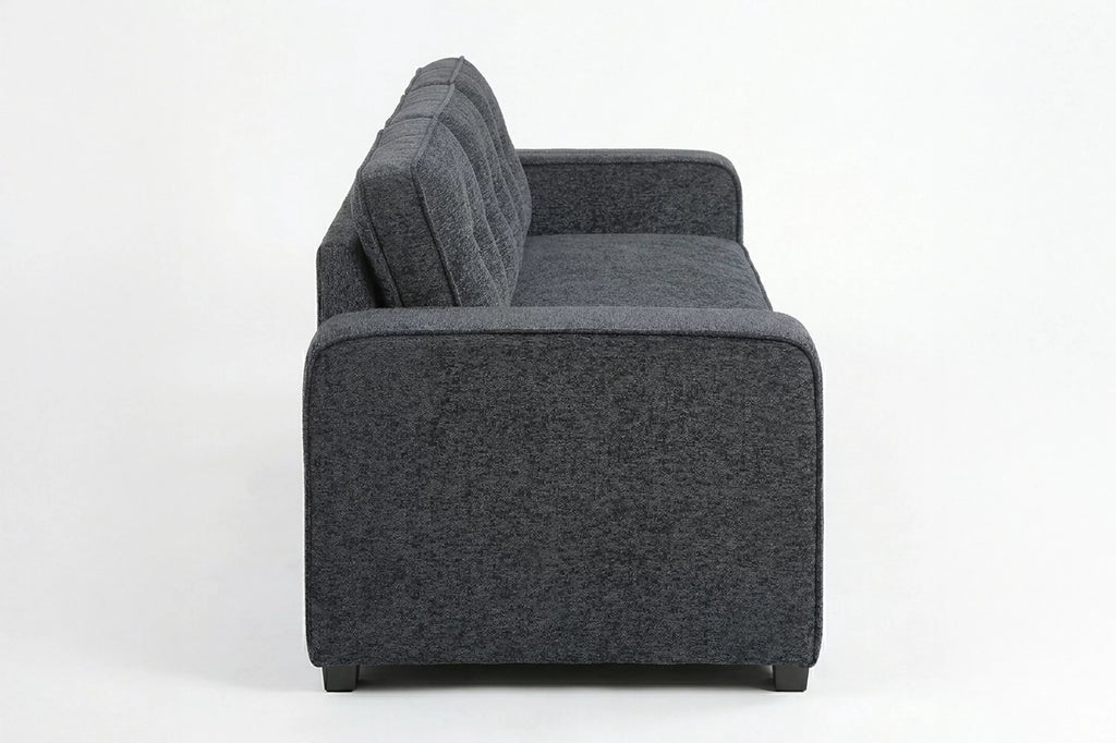 Convertible Sofa – Sleeper Sofa with Pull-Out Bed – Dark Gray (F7122)