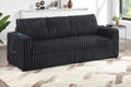 Convertible Sofa – Pull Out Sofa with USB Port – Onyx (F7125)