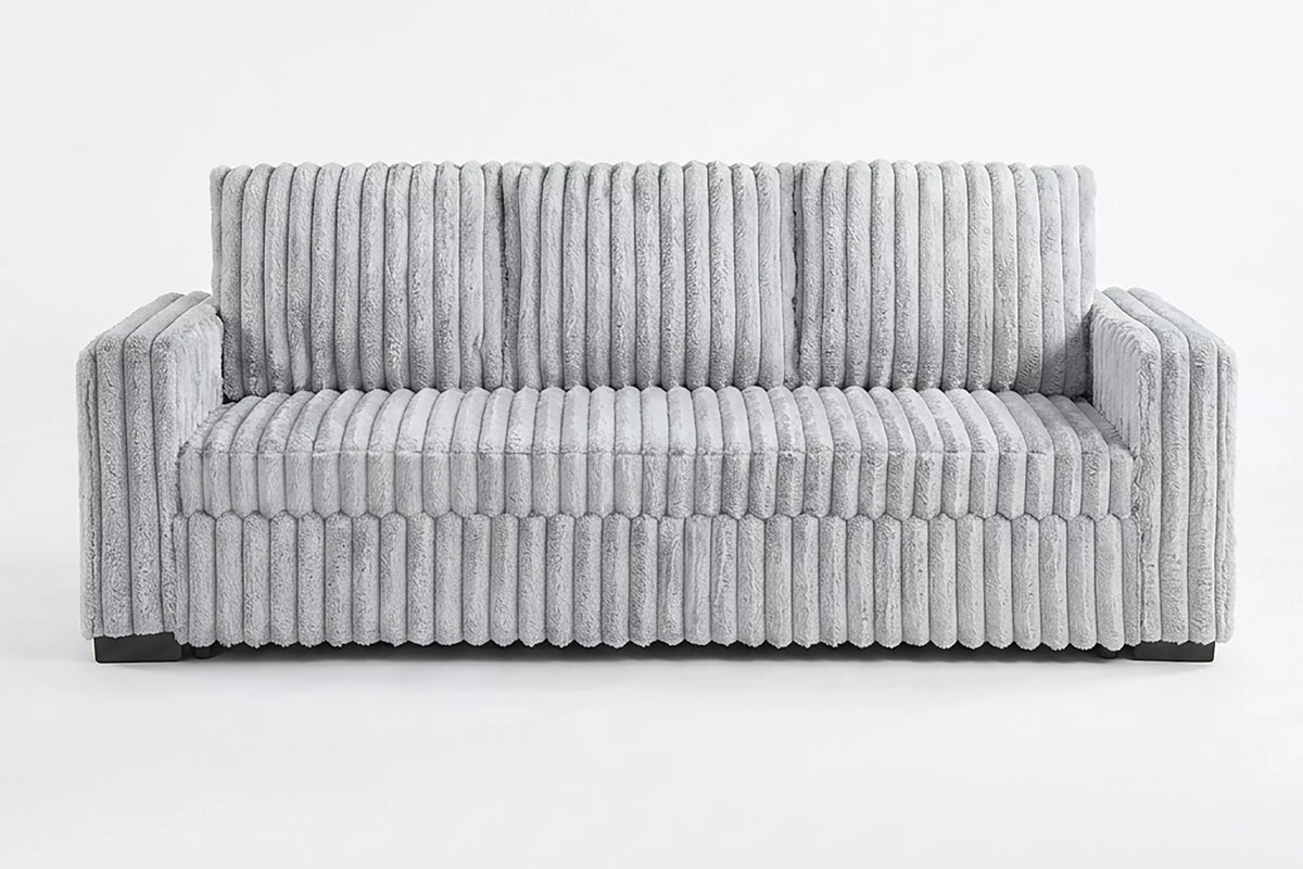 Convertible Sofa – Pull Out Sofa with USB Port – Mink Gray (F7126)