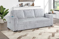 Convertible Sofa – Pull Out Sofa with USB Port – Mink Gray (F7126)