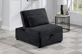 Convertible Sofa – Sleeper Sofa Chair W/ Pull-Out Bed – Black (F7129)
