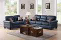 2-Piece Sofa Set – Sofa & Loveseat-Black (F7877)