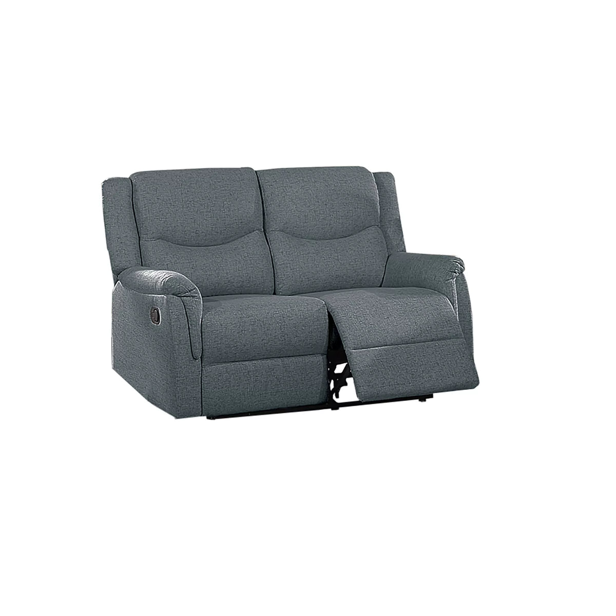Recliner Loveseat – Manual Motion – Dark Gray (F8108)