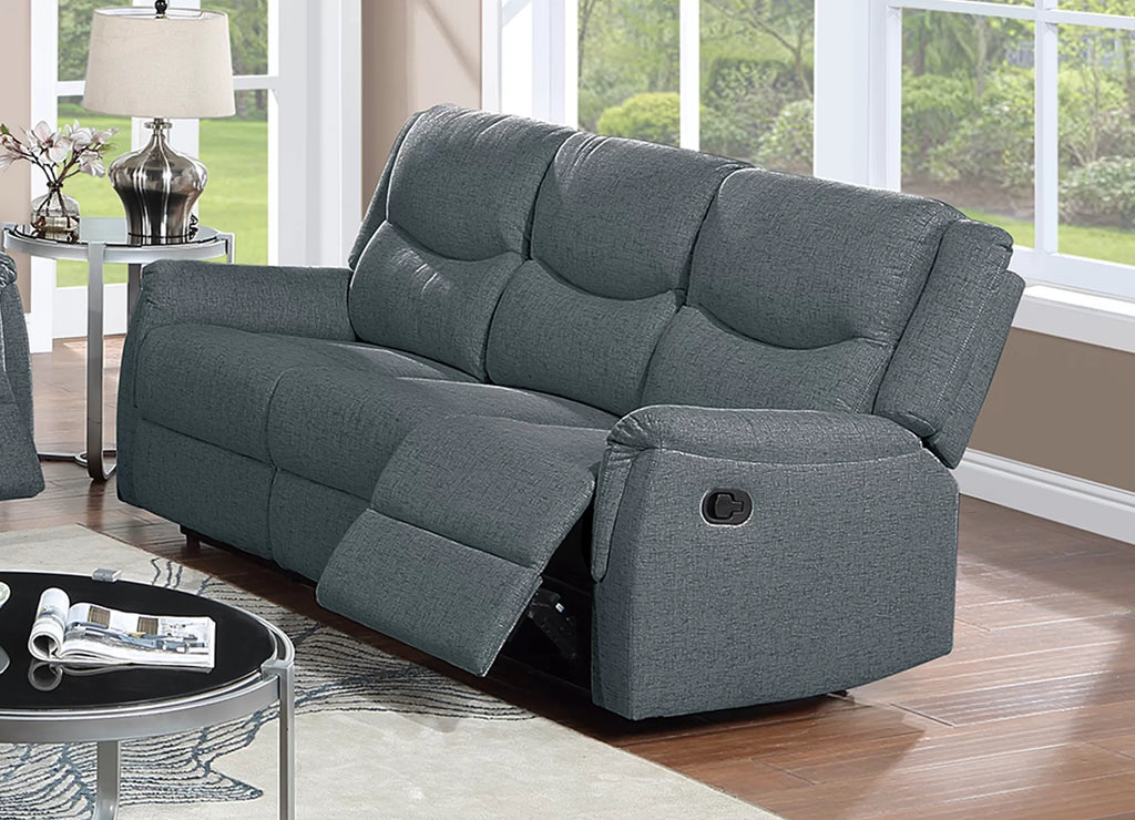 Recliner Sofa – Manual Motion – Dark Gray (F8109)