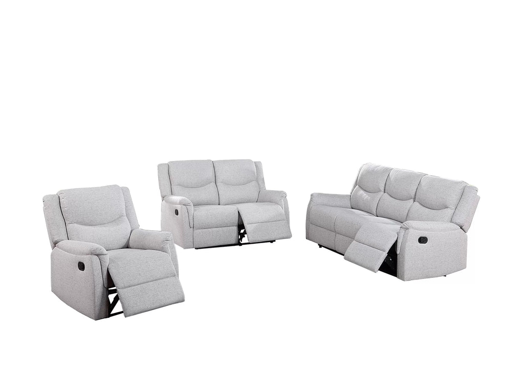 Recliner Loveseat – Manual Motion – Siecere Bone (F8112)