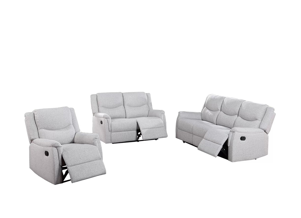 Recliner Loveseat – Manual Motion – Siecere Bone (F8112)