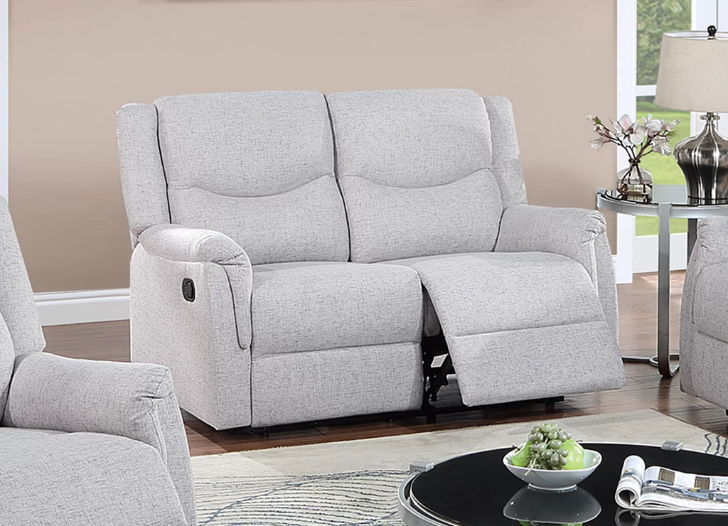 Recliner Loveseat – Manual Motion – Siecere Bone (F8112)