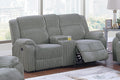 Motion Loveseat – Manual Motion + Console – Smoke (F8122)