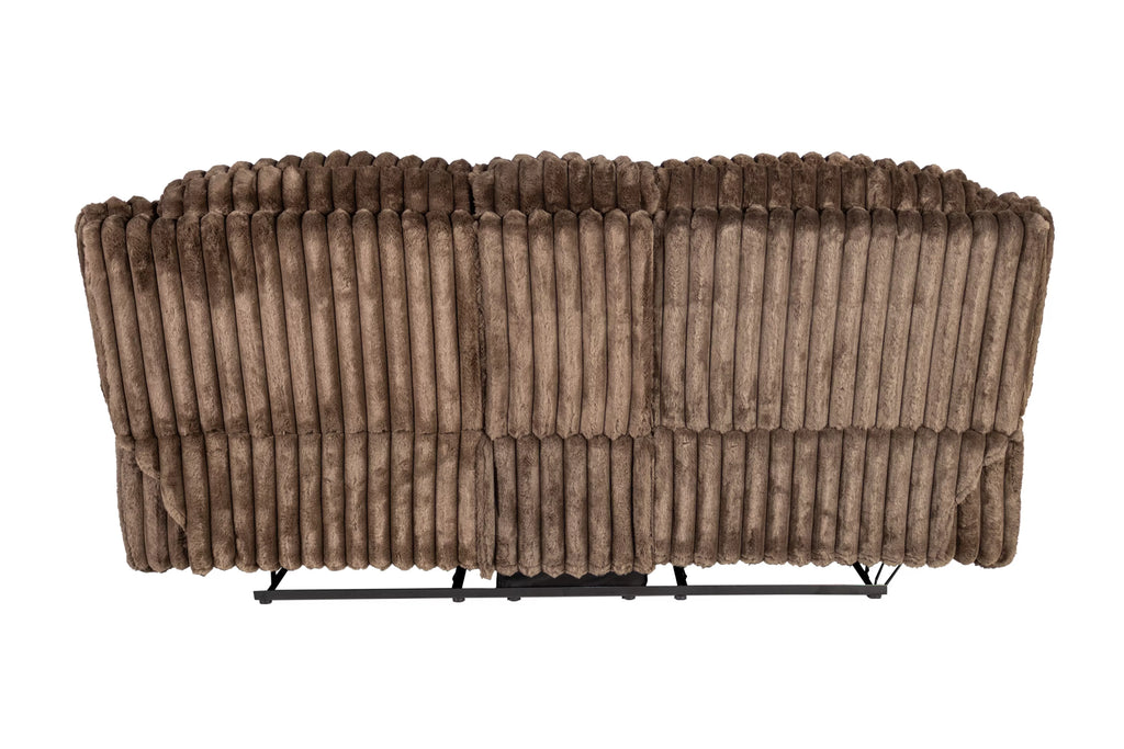 Motion Loveseat – Manual Motion + Console + Drawer – Chocolate (F8135)