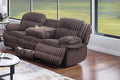 Motion Sofa – Manual Motion + Fold Down Table + Charging Station + Cup Holders – Chocolate (F8136)