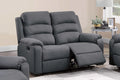 Motion Loveseat – Manual Motion – Dark Gray (F8137)