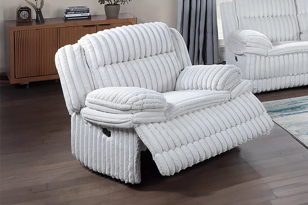 Glider Recliner – Manual Glider Recliner – Light Gray (F8141)