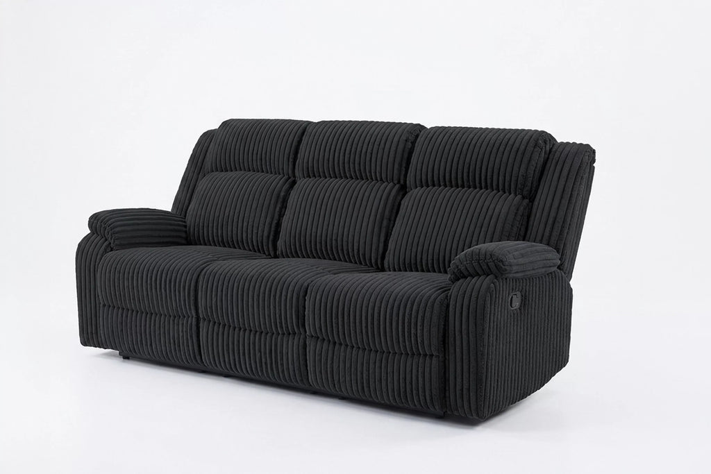 Motion Sofa – Manual Motion – Black (F8163)