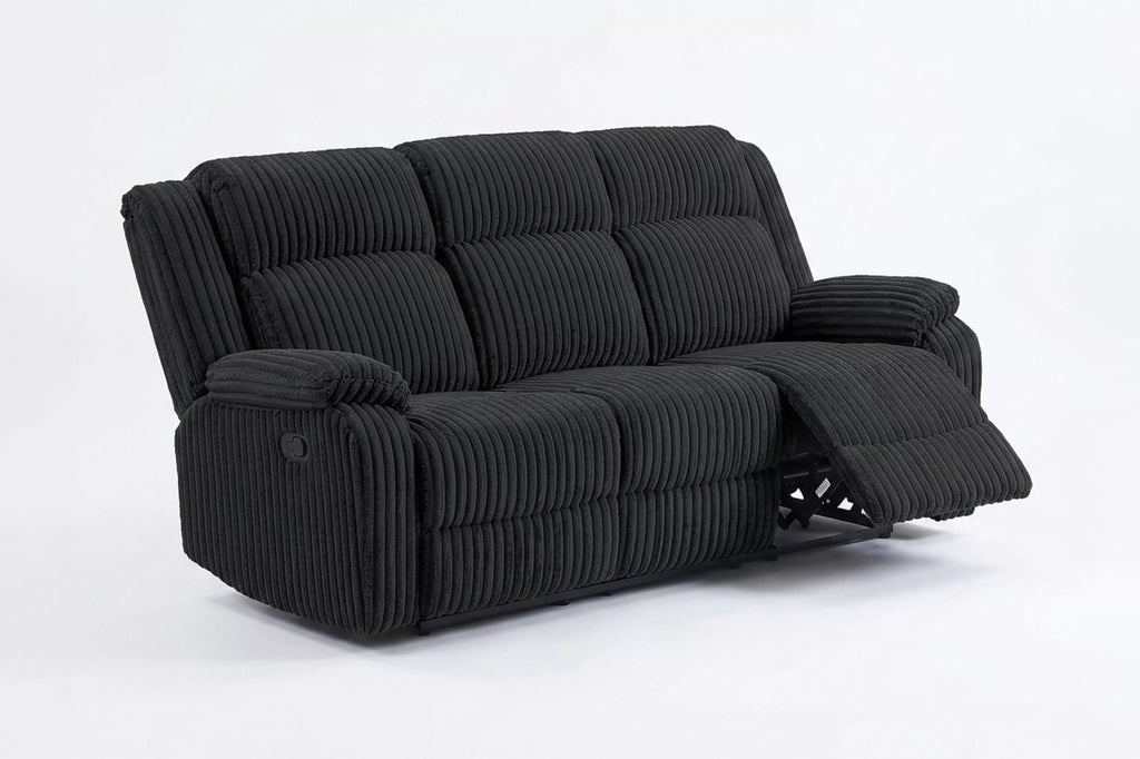 Motion Sofa – Manual Motion – Black (F8163)