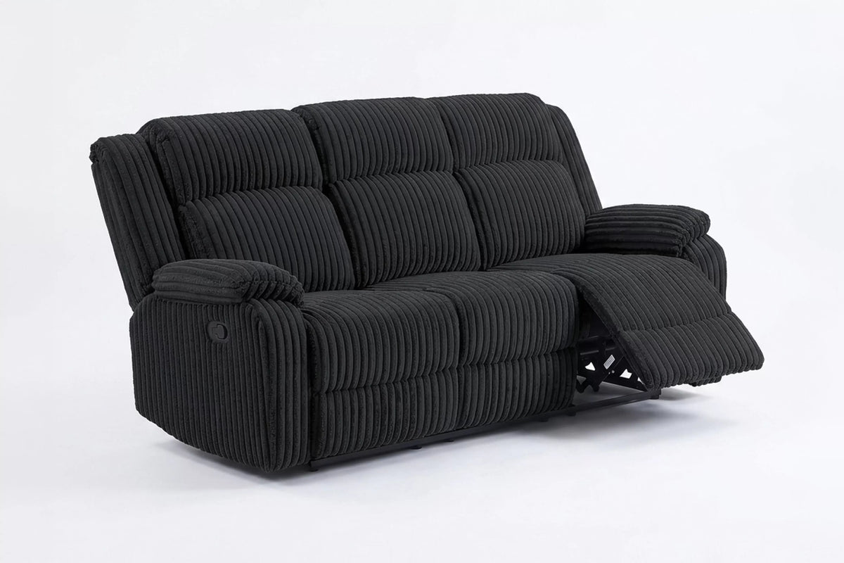 Motion Sofa – Manual Motion – Black (F8163)