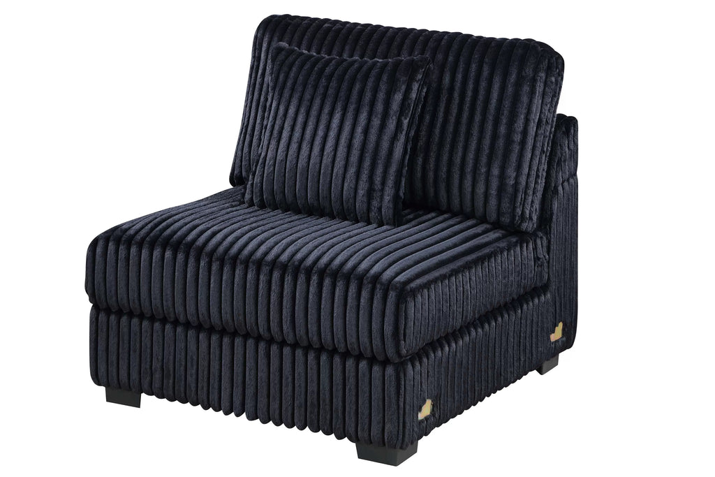 Armless Chair – Black (F8363)