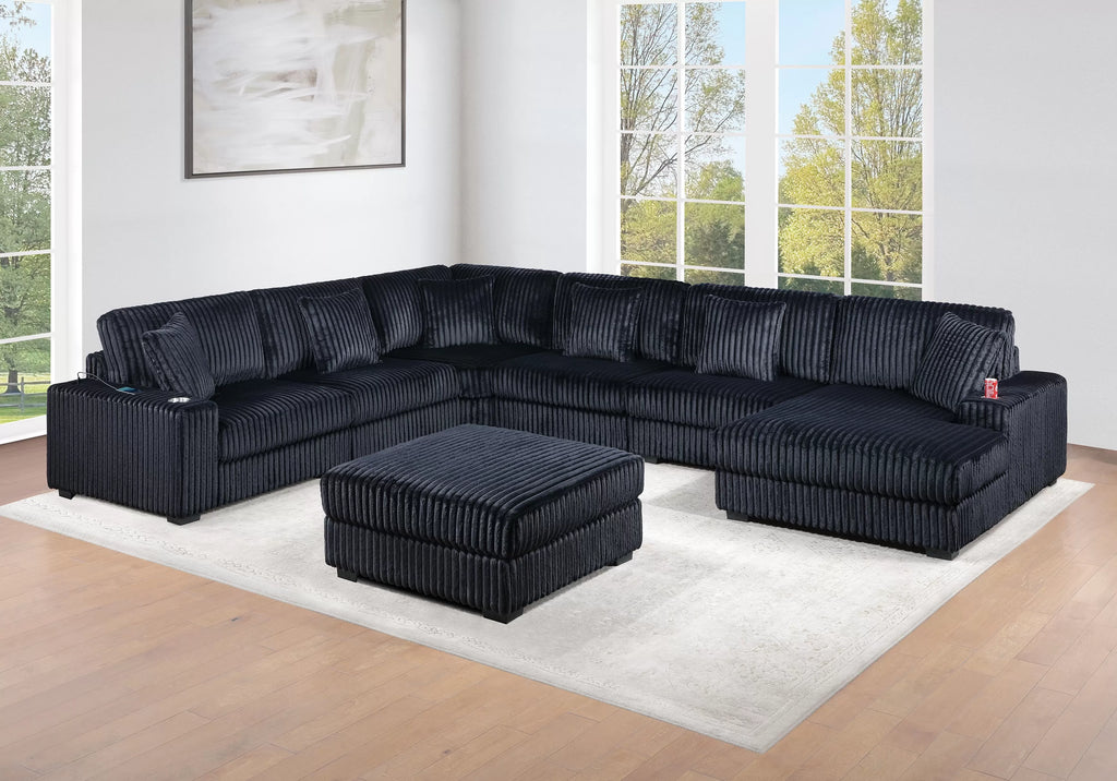 Ottoman – Black (F8367)