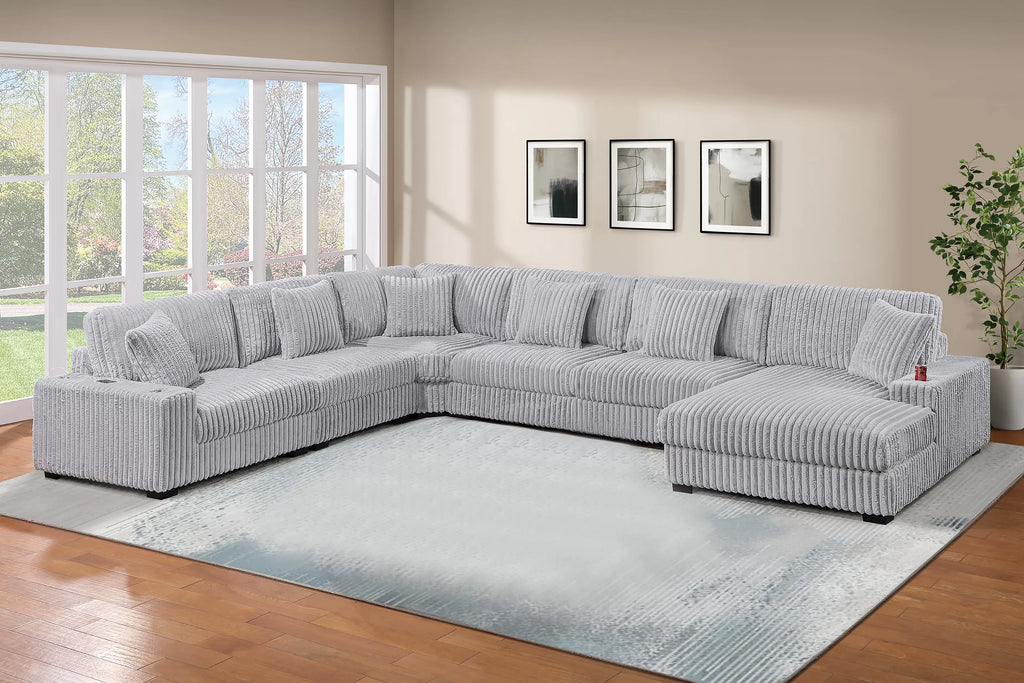 Armless Chair – Mink Gray (F8383)