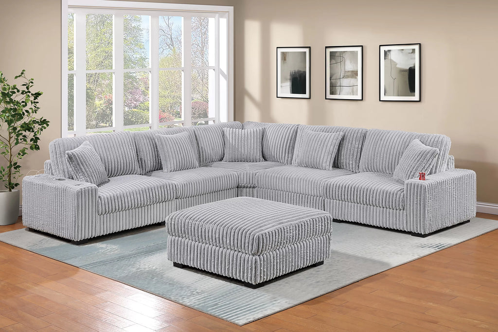 Ottoman – Mink Gray (F8387)