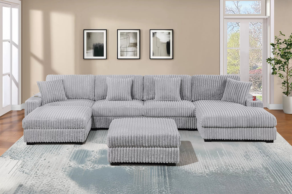 Ottoman – Mink Gray (F8387)