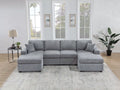 3-Piece Sectional Sofa Set – Fog (F8450)