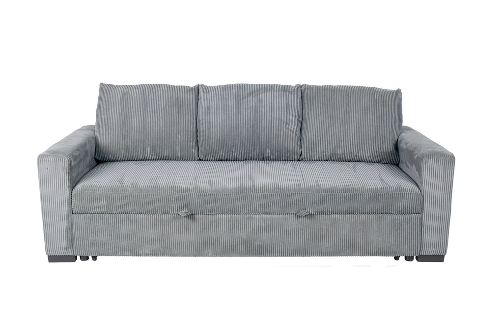 Convertible Sofa – Sleeper Sofa with Pull-Out Bed – Fog (F8525)