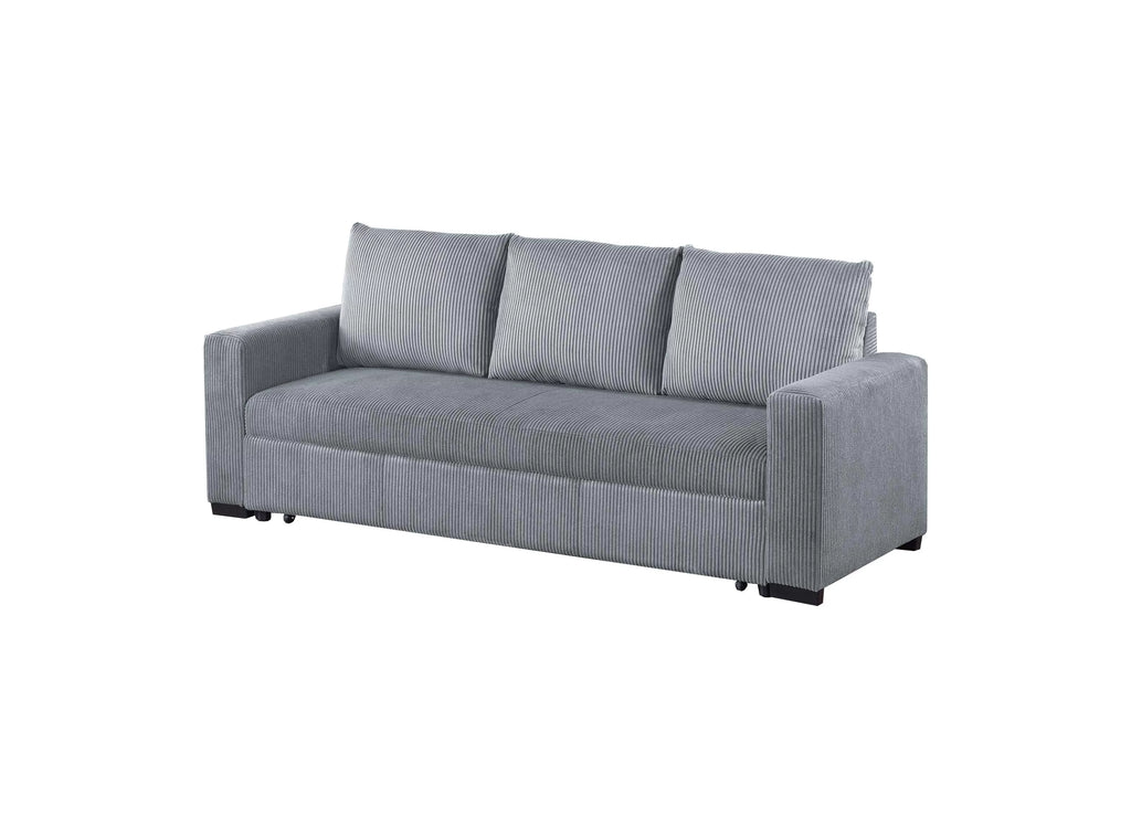 Convertible Sofa – Sleeper Sofa with Pull-Out Bed – Fog (F8525)
