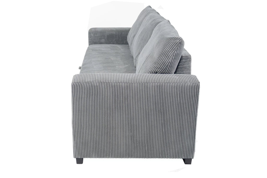 Convertible Sofa – Sleeper Sofa with Pull-Out Bed – Fog (F8525)