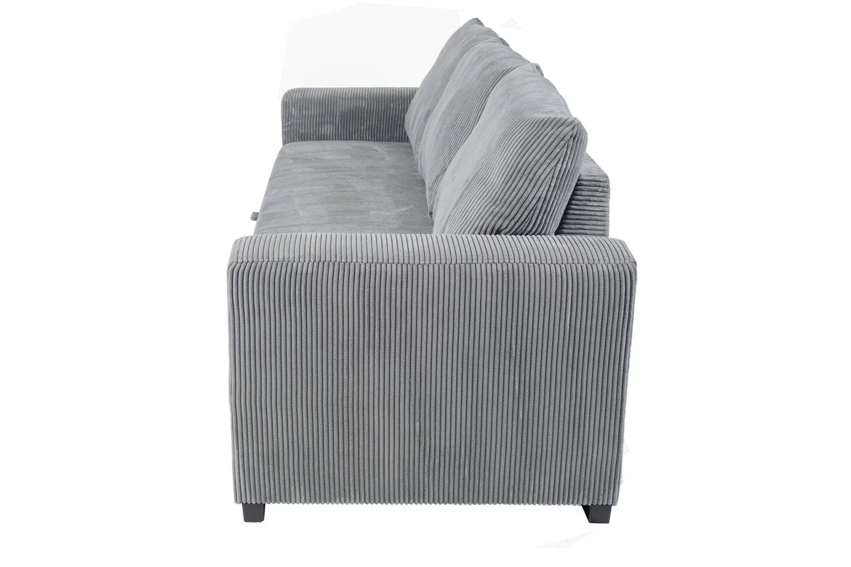 Convertible Sofa – Sleeper Sofa with Pull-Out Bed – Fog (F8525)