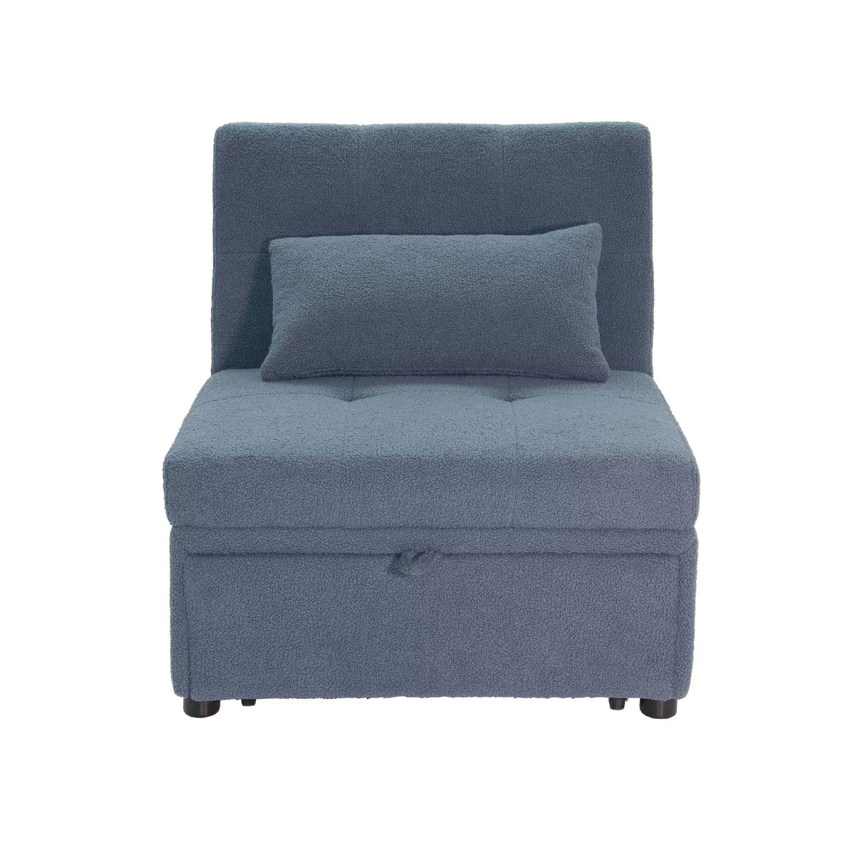Convertible Sofa – Sleeper Sofa Chair – Blue (F8532)