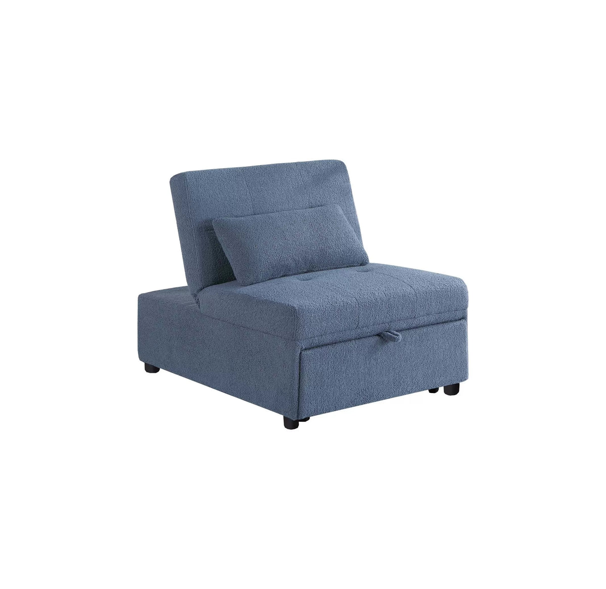 Convertible Sofa – Sleeper Sofa Chair – Blue (F8532)